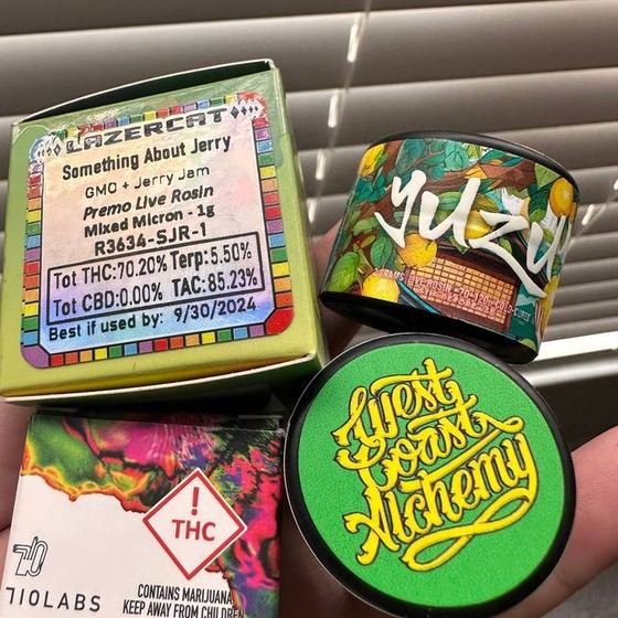 Designer solventless rosin